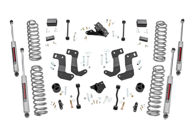 Rough Country 3.5 Inch Jeep Suspension Lift Kit Control Arm Drop (18-20 Wrangler JL Diesel)