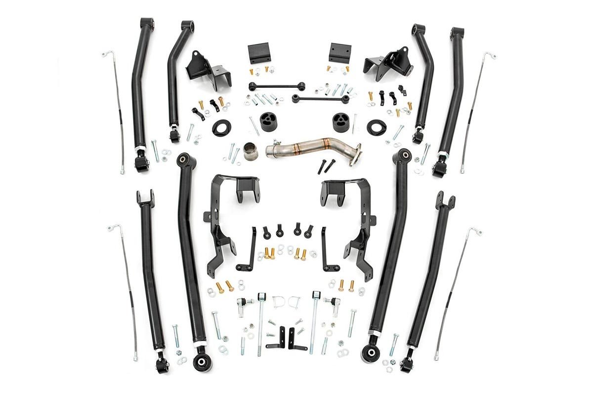 Rough Country 4 Inch Jeep Long Arm Upgrade Kit 07-18 Wrangler JK
