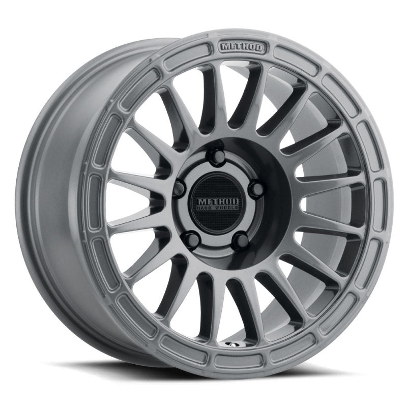 Method MR314 15x7 +15mm Offset 5x100 56.1mm CB Gloss Titanium Wheel