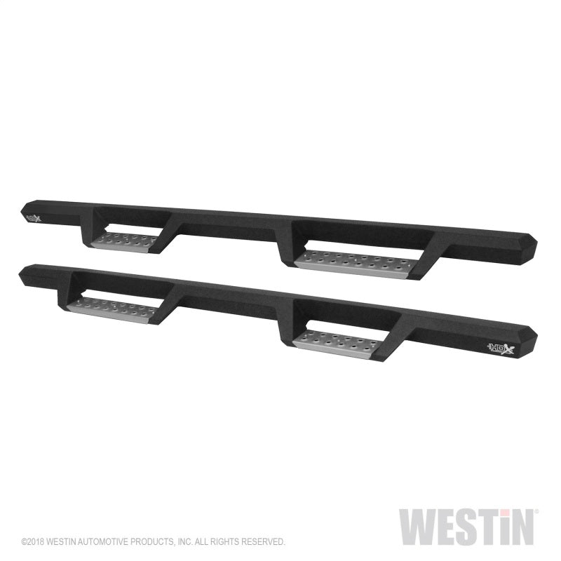 Westin/HDX Stainless 15-18 Ford F-150 SC/17-24 F-250/F-350 CC Drop Nerf Step Bars - Textured Black