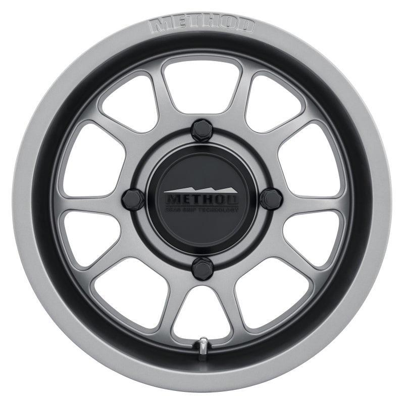 Method MR409 Bead Grip 15x7 5+2 38mm Offset 4x156 132mm CB Steel Grey Wheel