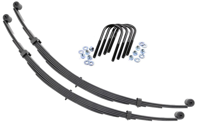 Rough Country Rear Leaf Springs 2.5 Inch Lift Pair 71-80 International Scout II