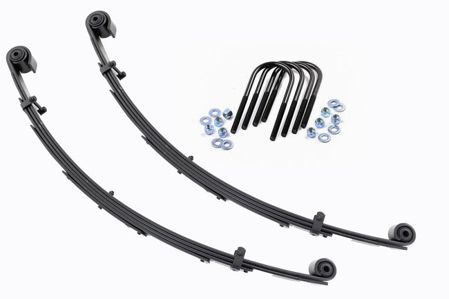 Rough Country Front Leaf Springs 4 Inch Lift Pair 00-05 Ford Excursion/99-04 Super Duty