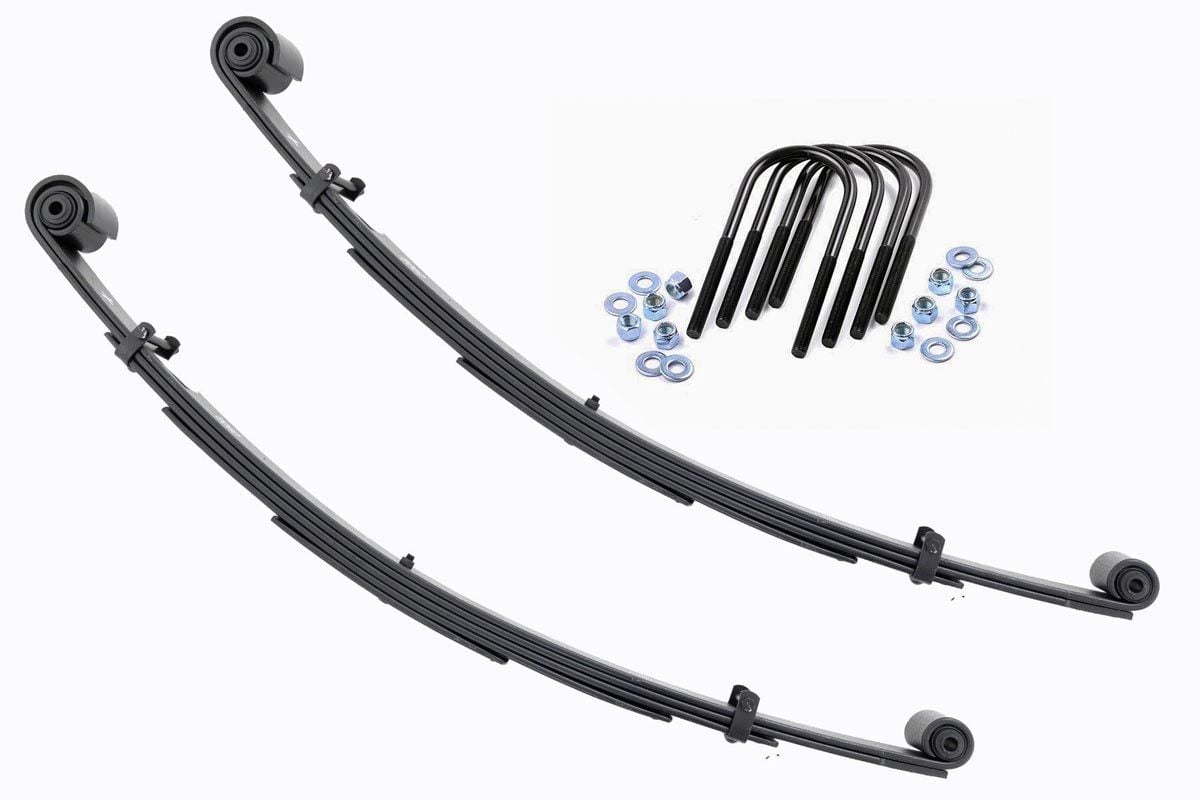 Rough Country Front Leaf Springs 2.5 Inch Lift Pair 00-05 Ford Excursion/99-04 Super Duty