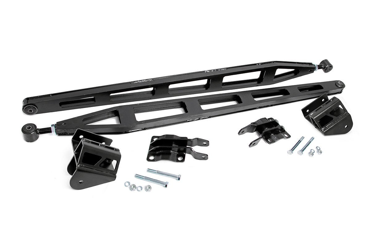 Rough Country Nissan Traction Bar Kit 6 Inch Lift 16-20 Titan XD Crew Cab 4WD