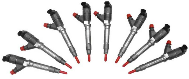 Exergy 11-15 Ford Scorpion 6.7 New 150% Over Injector (Set of 8)