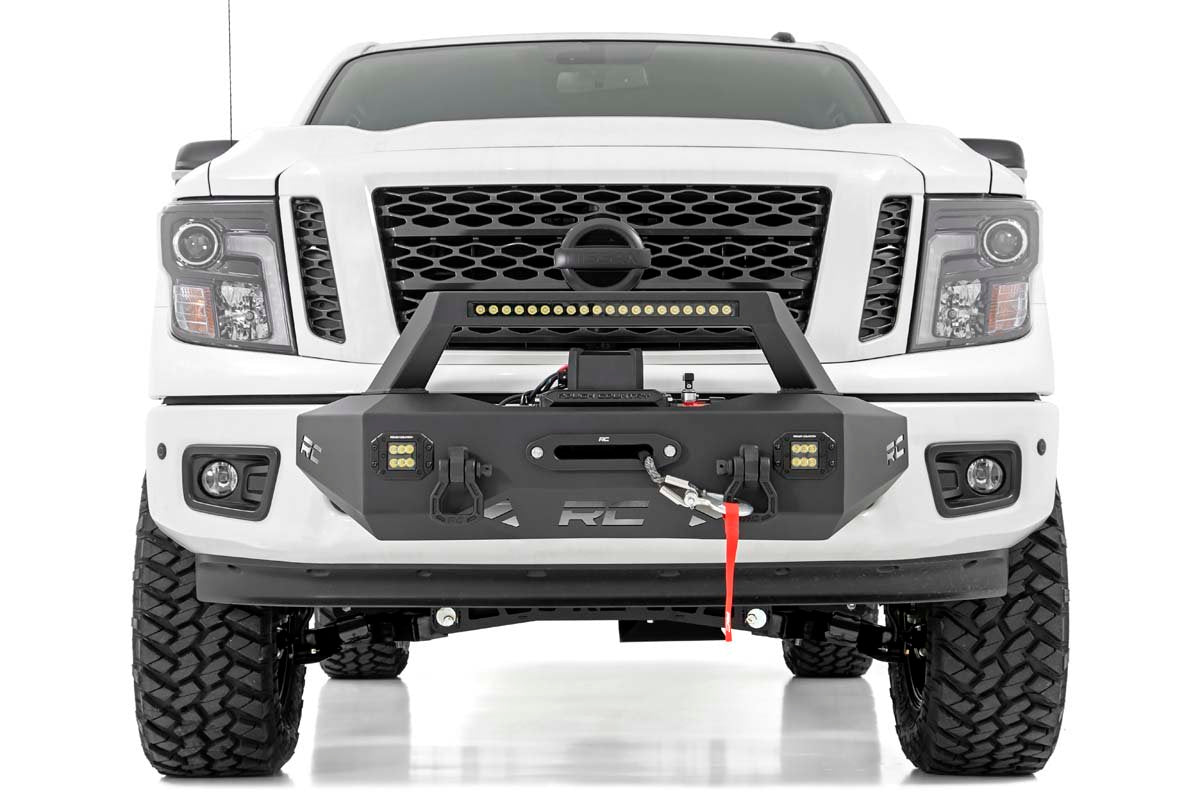 Rough Country EXO Winch Mount System 16-20 Nissan Titan