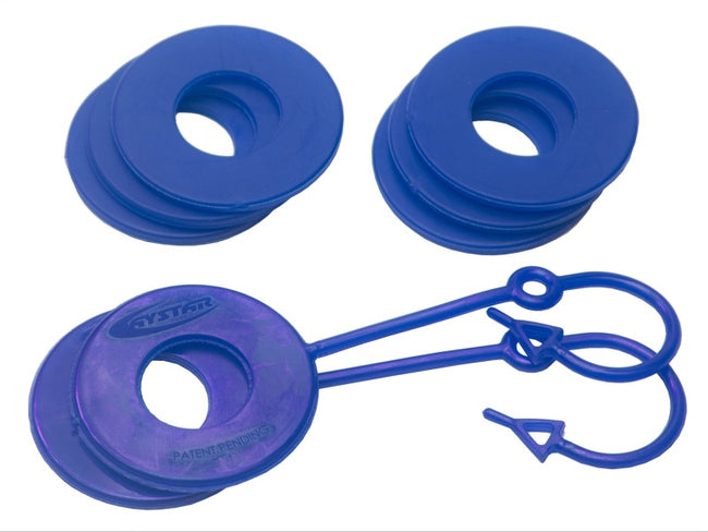 Daystar Blue Locking D Ring Isolator w/Washer Kit