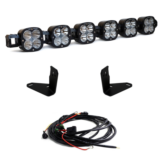 Baja Designs 2021+ Ford Bronco 6 XL Linkable Light Bar For Steel Bumper Mount With Toggle Switch
