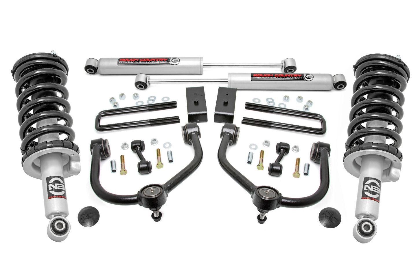 Rough Country 3 Inch Lift Kit N3 Struts and Shocks 17-223 Nissan Titan 4WD