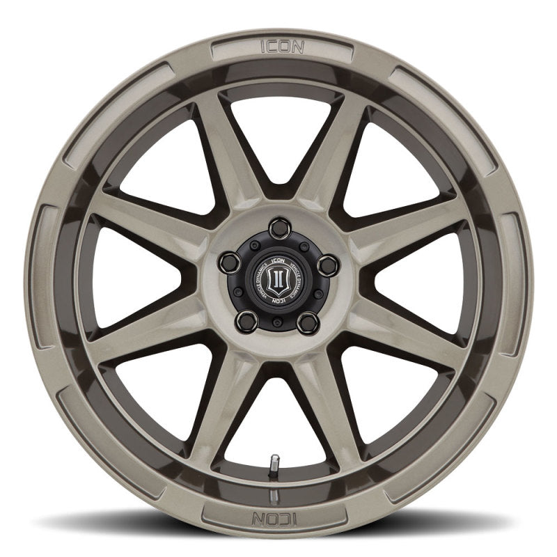 ICON Bandit 20x10 5x5 -24mm Offset 4.5in BS Gloss Bronze Wheel