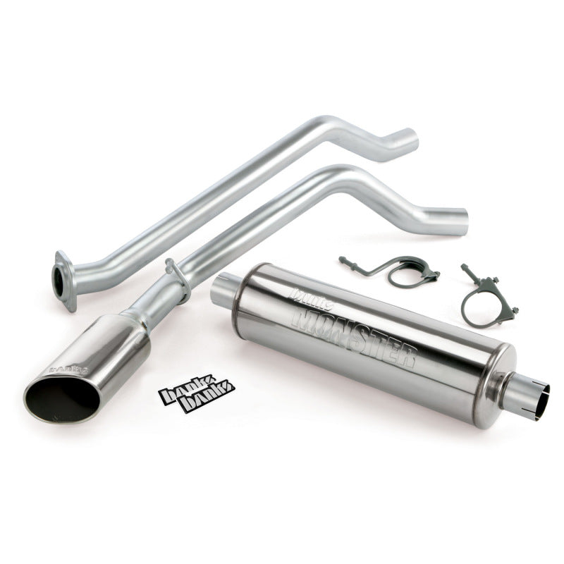 Banks Power 03-06 Chevy 4.8-5.3L EC/CCSB Monster Exhaust System - SS Single Exhaust w/ Chrome Tip