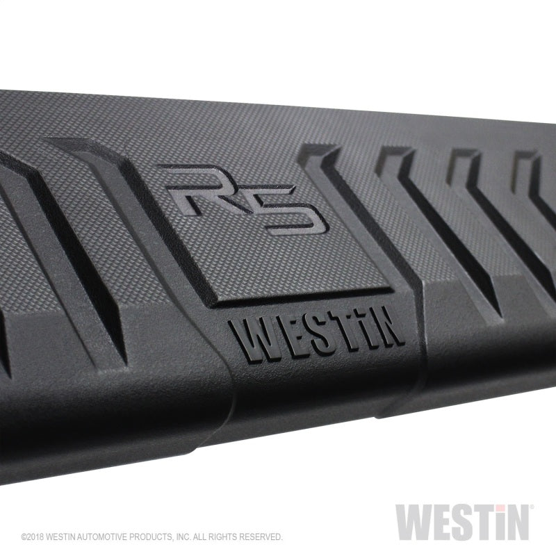 Westin 99-16 Ford F-250/350/450/550 Crew Cab (6.75ft Bed) R5 M-Series Wheel-to-Wheel Nerf Bars - Blk
