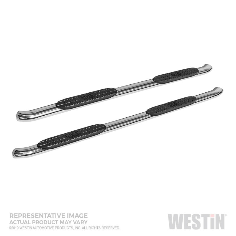 Westin 19-22 Chevy Silverado1500 Double Cab (Excl 19 LD) PRO TRAXX 4 Oval Nerf Step Bars -SS