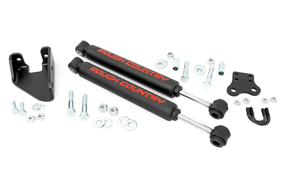 Rough Country Jeep Dual Steering Stabilizer 87-95 Wrangler YJ
