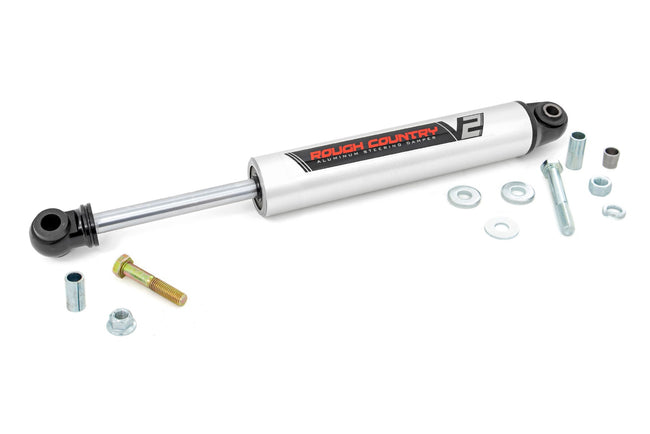 Rough Country V2 Steering Stabilizer 11-15 Chevy/GMC 2500HD/3500HD