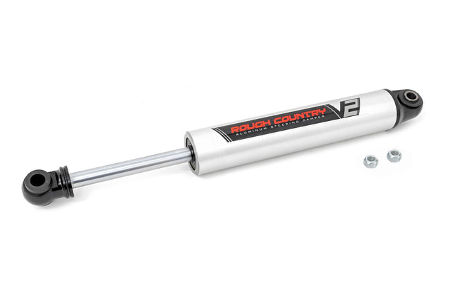 Rough Country V2 Steering Stabilizer 74-90 Jeep Grand Wagoneer/J10 Truck/J20 Truck/Wagoneer