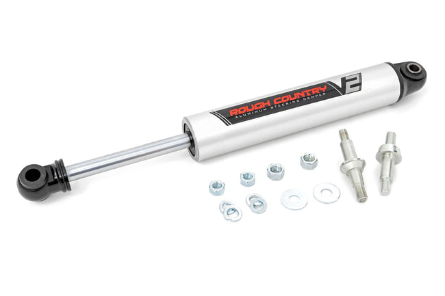 Rough Country V2 Steering Stabilizer 73-91 Chevy/GMC C10/K10 C15/K15 Truck/Half-Ton Suburban/Jimmy