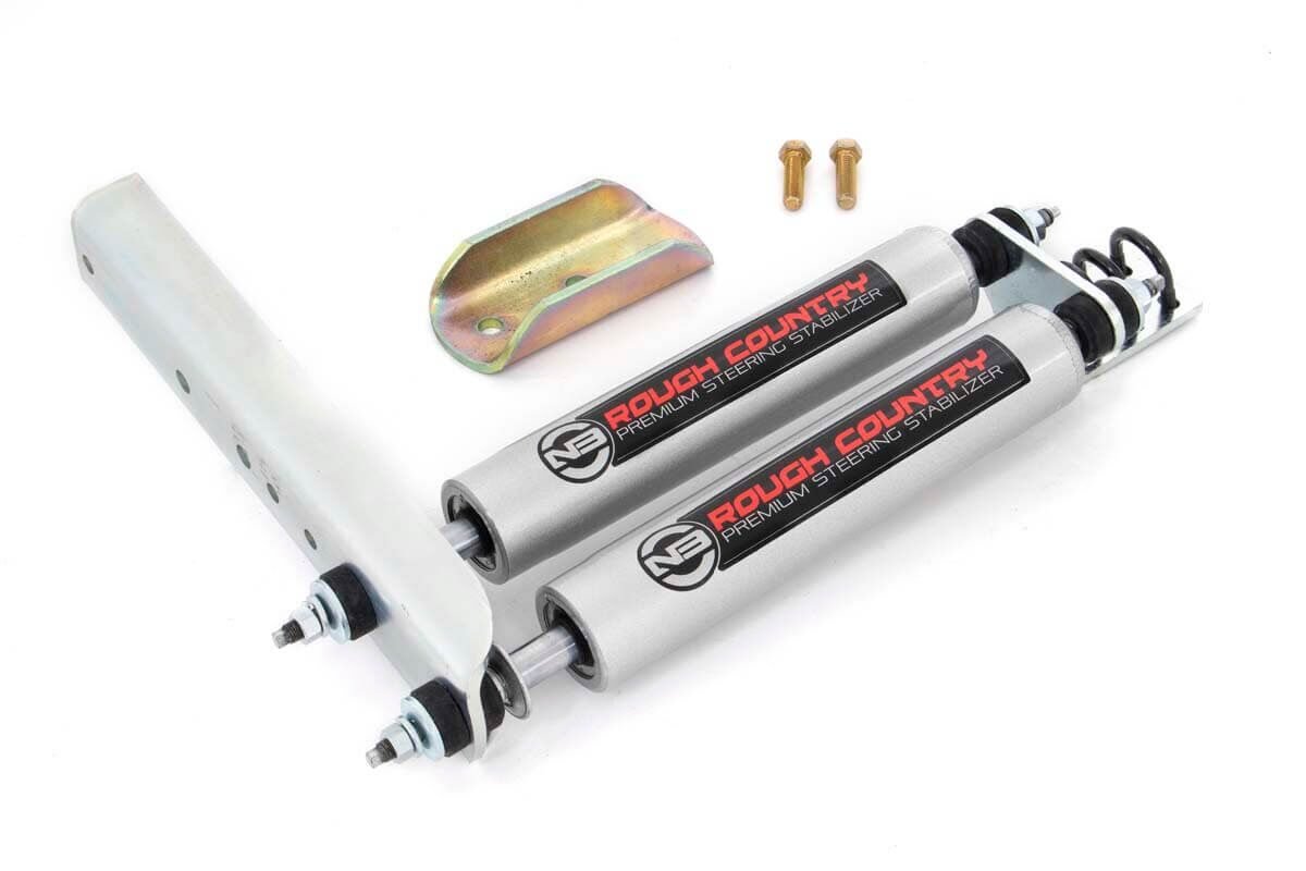Rough Country Ford Dual Steering Stabilizer 83-90 Ford Ranger – Strapt ...