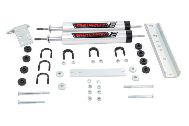 Rough Country V2 Steering Stabilizer Dual 80-96 Ford Bronco/F-150
