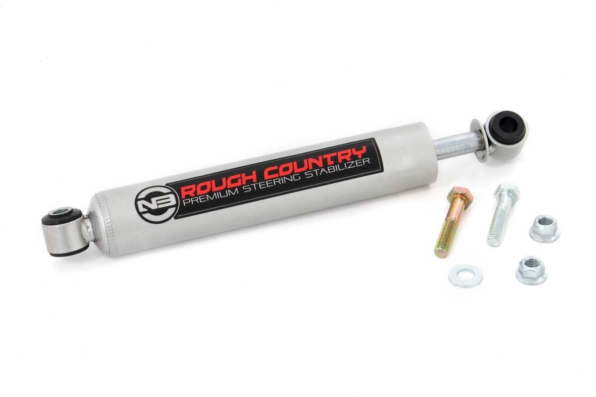 Rough Country Nissan N3 Steering Stabilizer 16-20 Titan XD