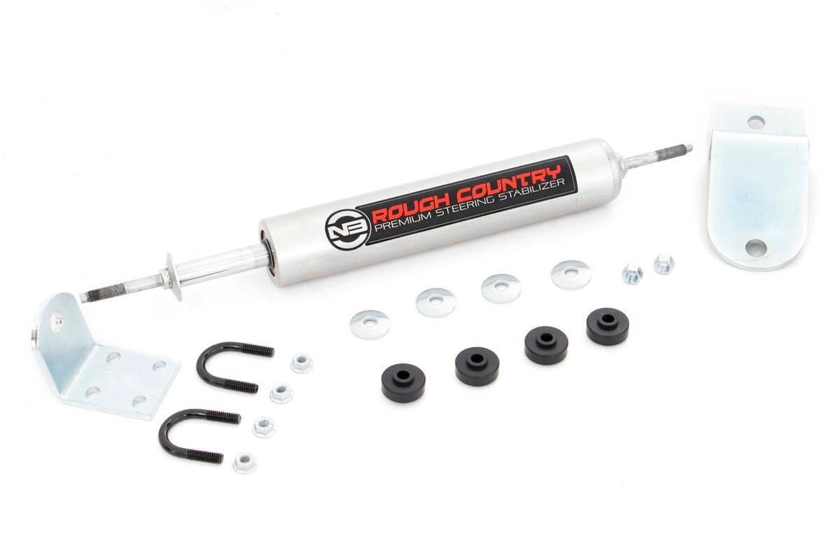 Rough Country Dodge N3 Steering Stabilizer 94-01 RAM 1500 94-02 RAM 2500/3500 2WD