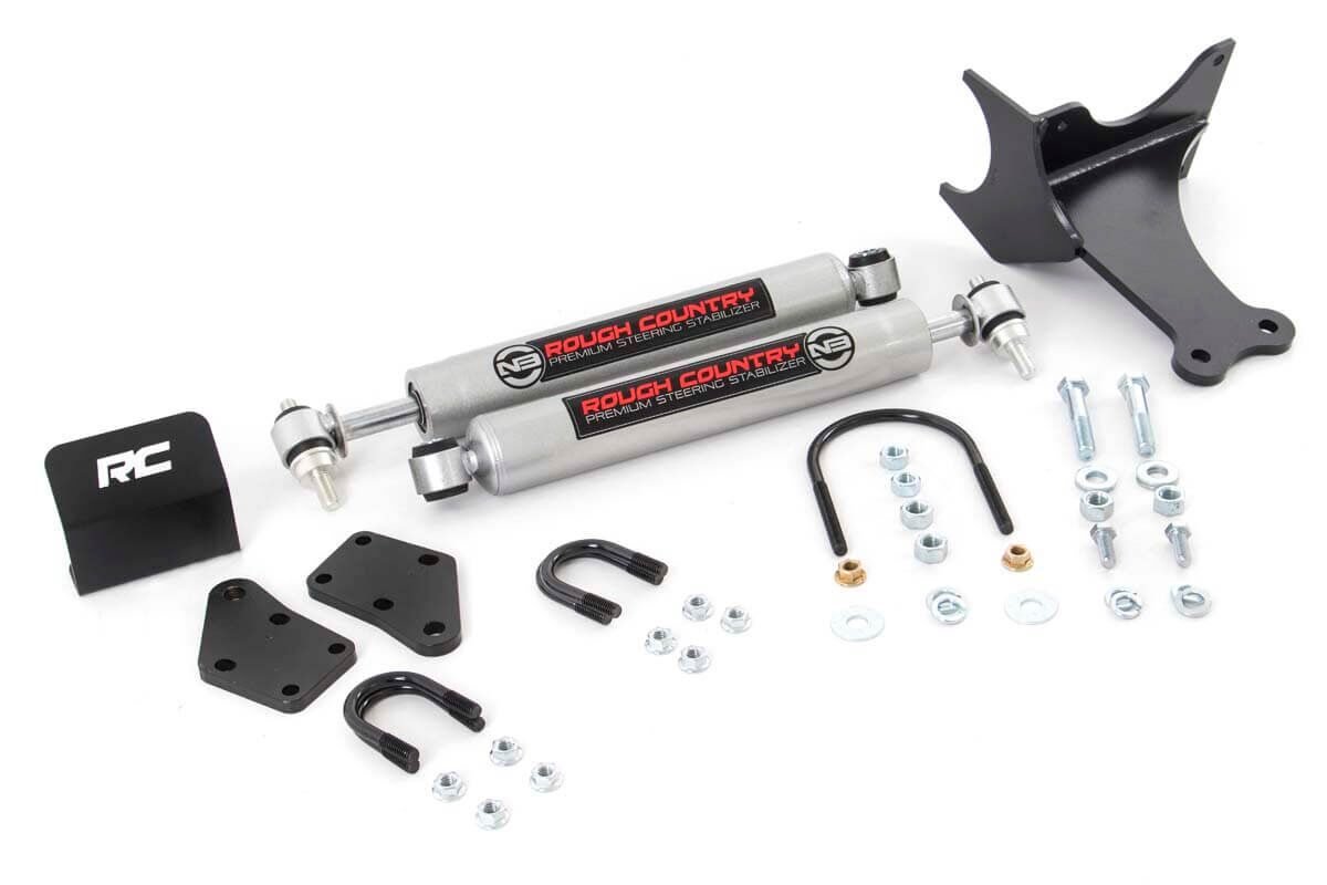 Rough Country Dual N3 Steering Stabilizer 05-20 F-250/350