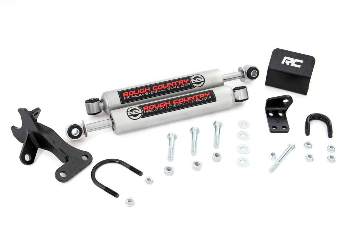 Rough Country Jeep Dual Steering Stabilizer 99-04 Grand Cherokee WJ