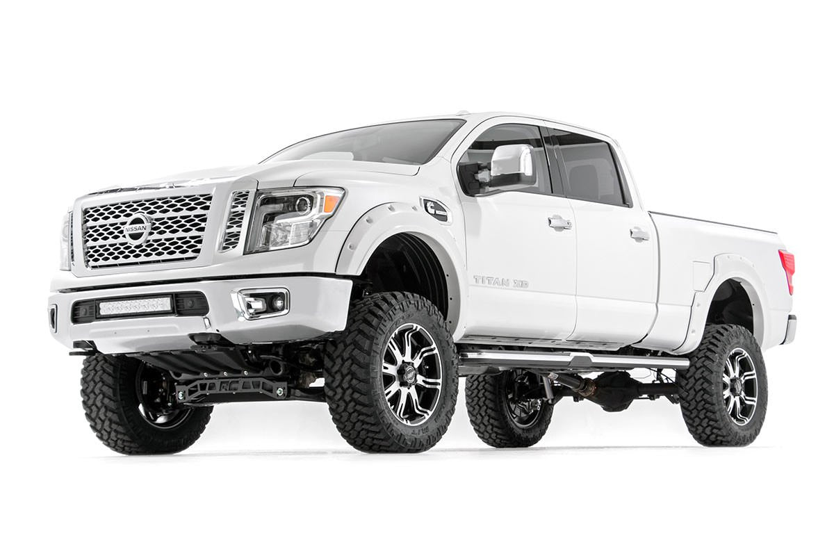 Rough Country 6 Inch Nissan Suspension Lift Kit 16-24 Titan XD 4WD