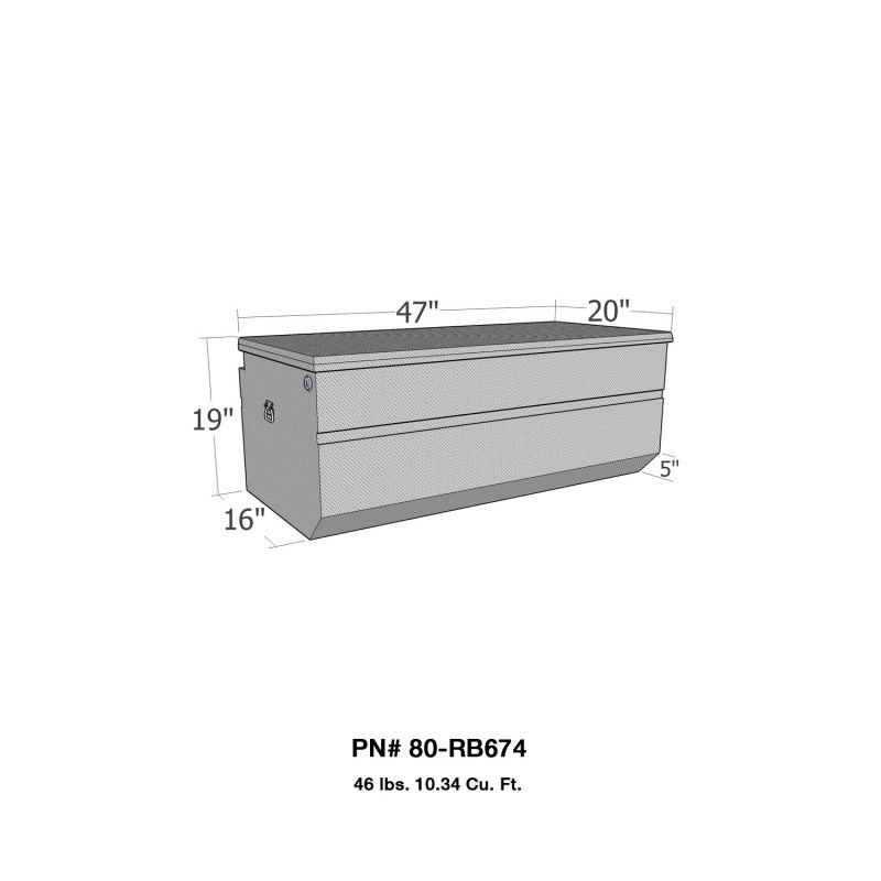 Westin/Brute Chest 47in - Aluminum