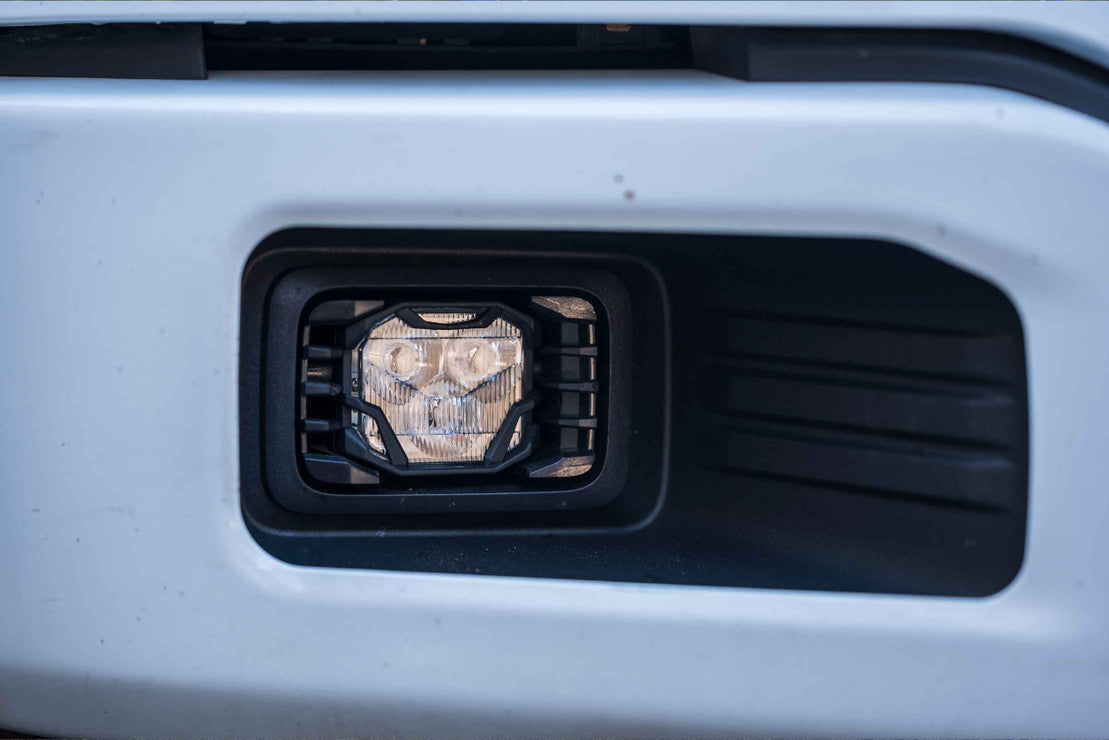 Morimoto 15-20 Ford F-150, 17-21 F-250 F-350 Super Duty 4Banger HXB Fog Pocket LED Light Kit, White