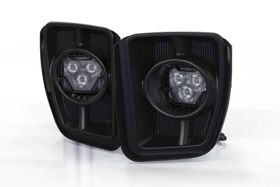 Morimoto 13-18 Ram 1500 4Banger HXB Fog Pocket LED Light Kit, For Vertical Fog Pockets, Yellow