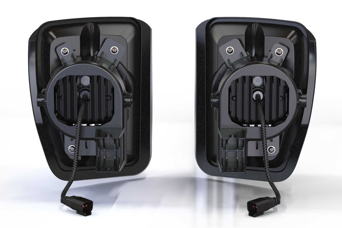 Morimoto 13-18 Ram 1500 4Banger HXB Fog Pocket LED Light Kit, For Vertical Fog Pockets, Yellow