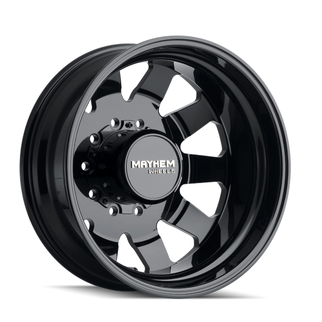 Mayhem 8181 Challenger Dually 22x8.25 / 10x285 BP / 169mm Offset / 220.1mm Hub Full Black Wheel