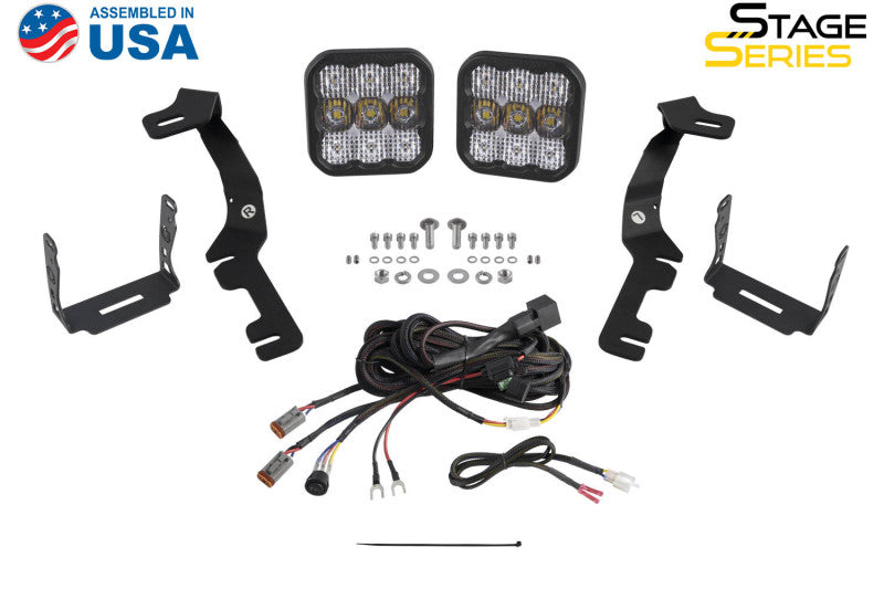 Diode Dynamics Stage Series Ditch Light Kit for 2019-Present Ram SS5 - Pro White Combo