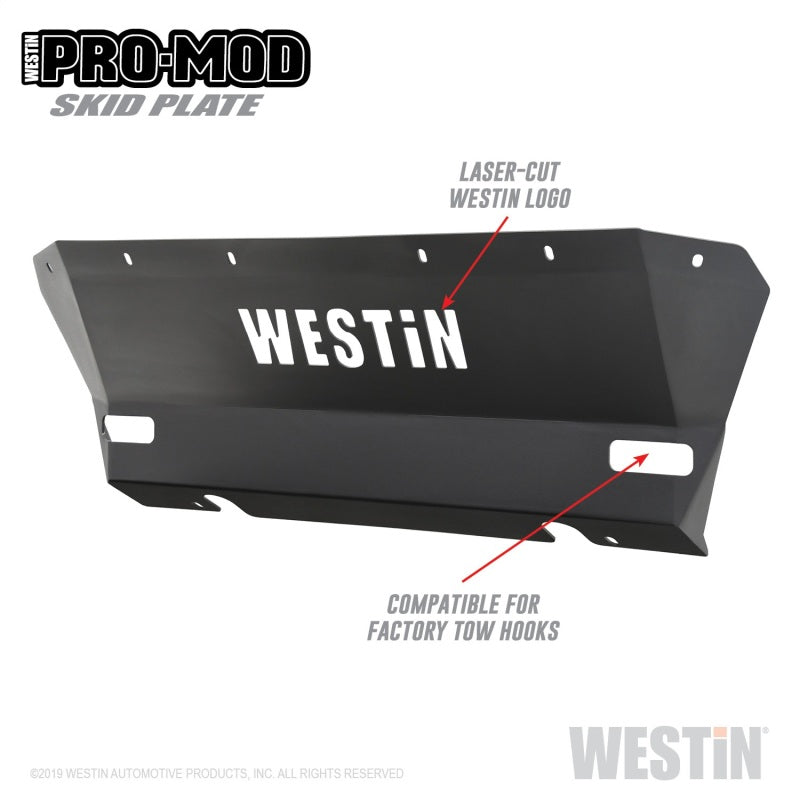 Westin 15-20 Chevrolet Colorado Pro-Mod Skid Plate - Tex. Blk