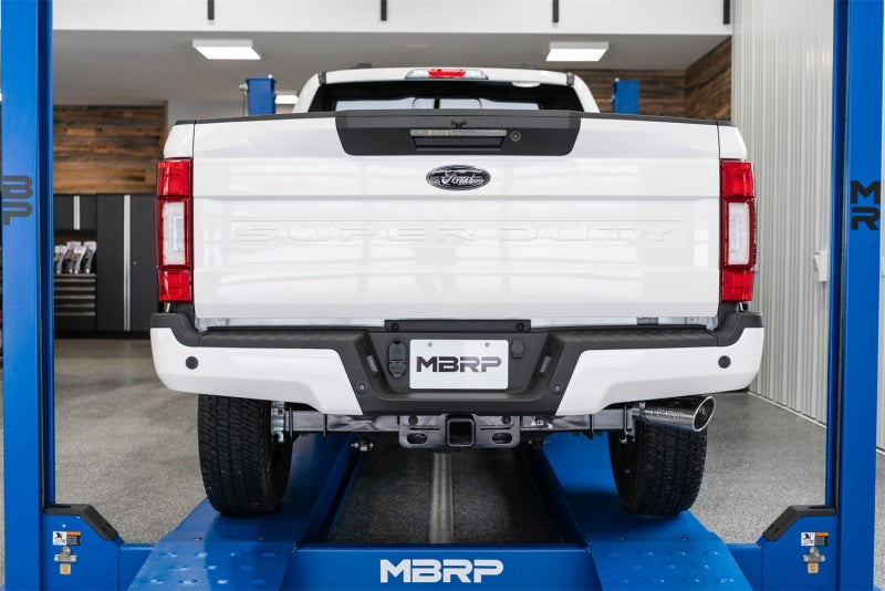 MBRP 2017-2022 Ford F-250/F-350 6.2L/7.3L Super/Crew Cab Single Side 4" T304 Stainless Catback Exhaust