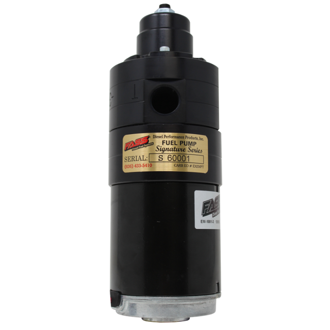 FASS 01-12 GM 2500/3500 Duramax 100gph Signature Series Adjustable Fuel Pump FAS C09 100G