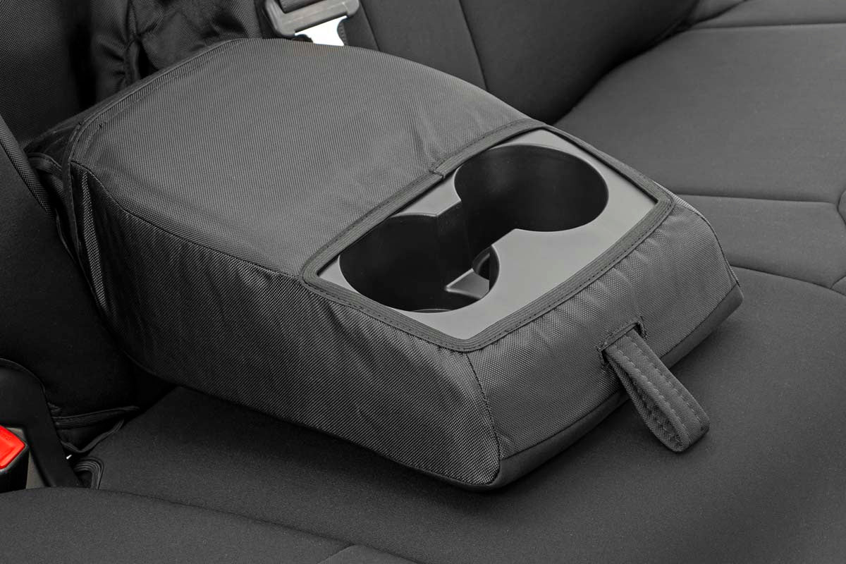 Rough Country Toyota Neoprene Front and Rear Seat Covers 14-20 Tundra Crew Cab