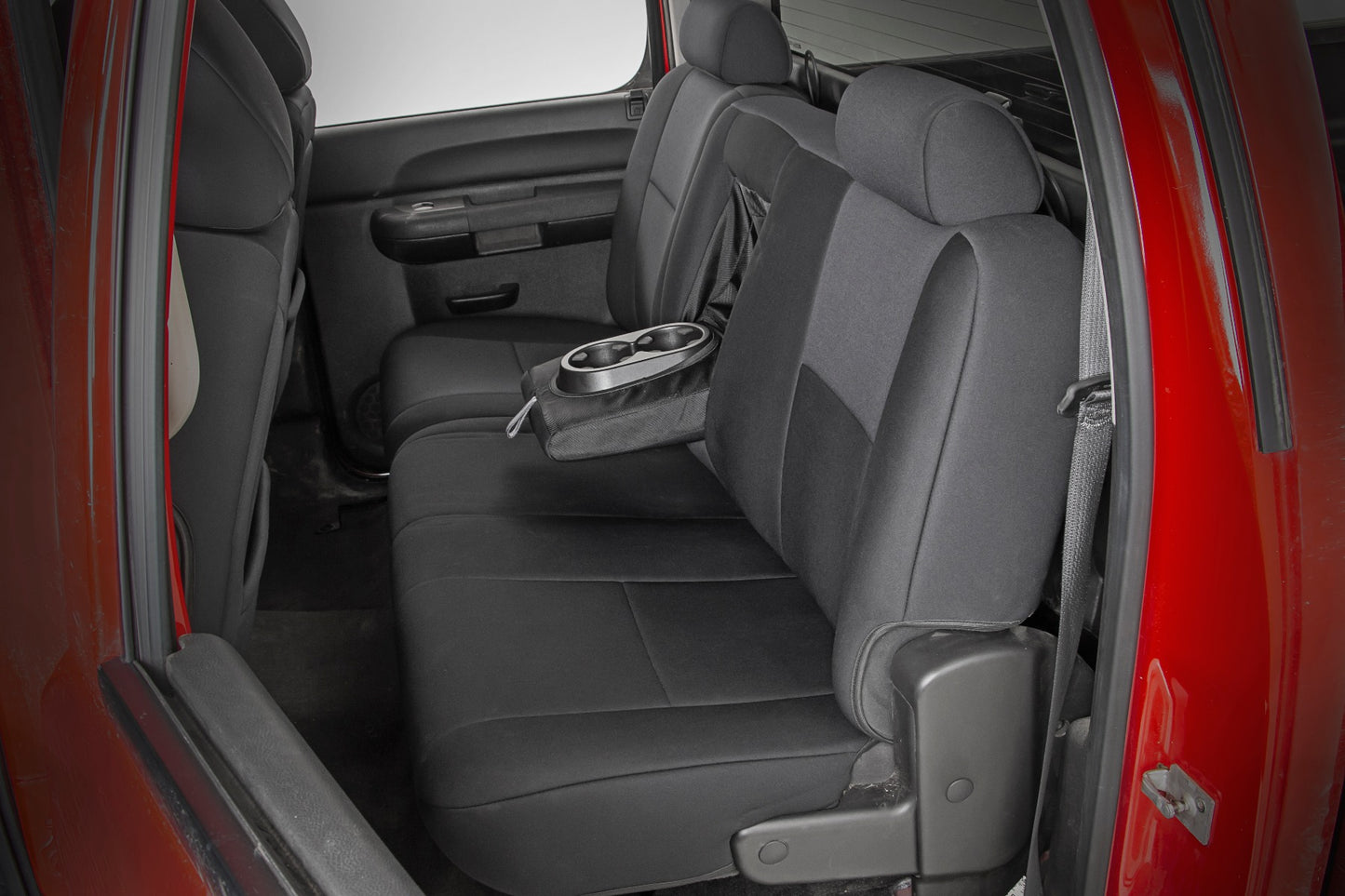 Rough Country GM Neoprene Front and Rear Seat Covers Black (07-13 1500/11-13 2500)