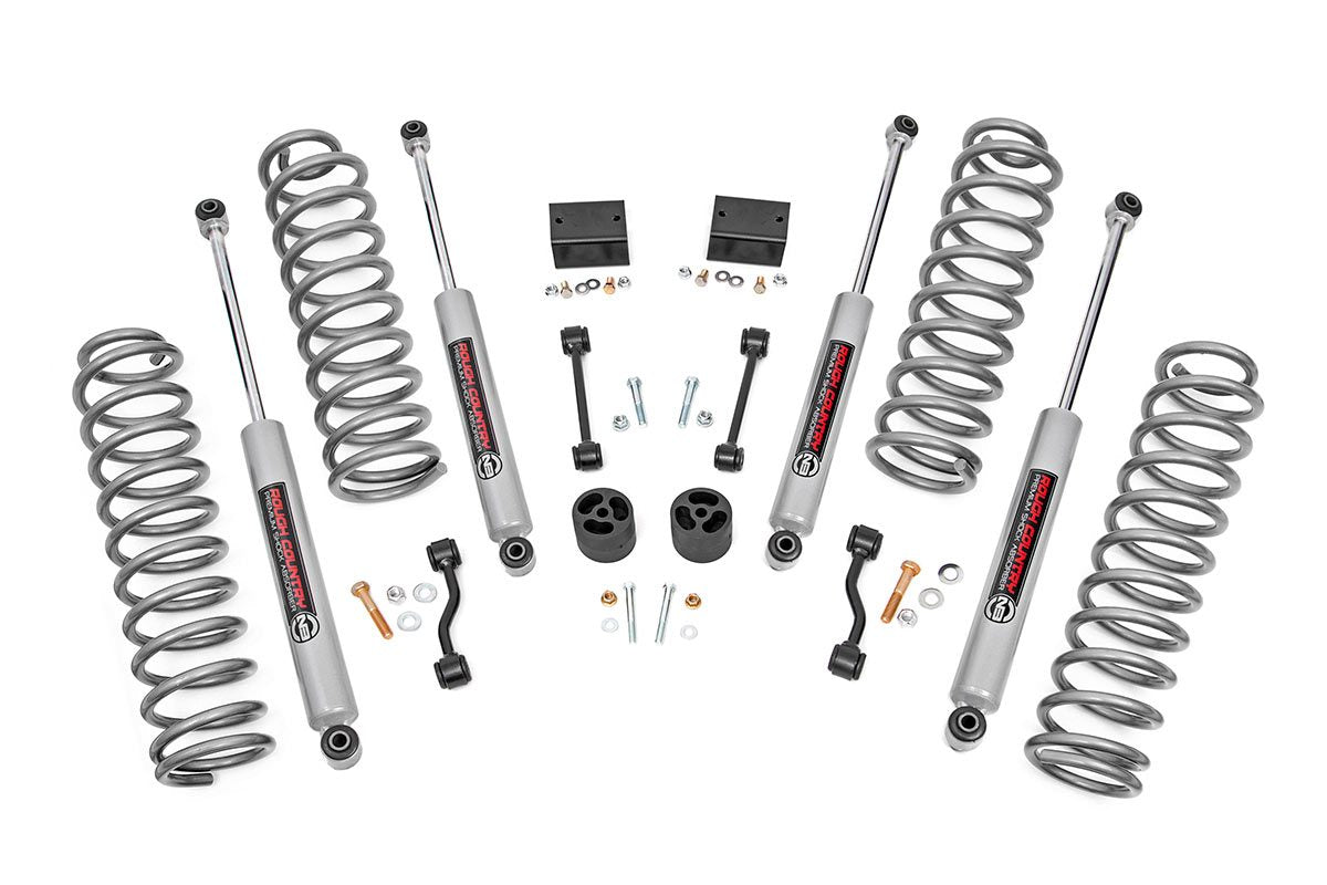 Rough Country 2.5 Inch Jeep Suspension Lift Kit Springs 18-20 Wrangler JL-2 Door