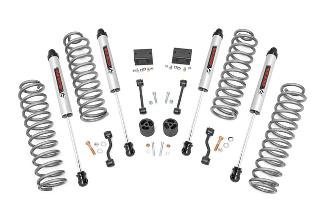 Rough Country 2.5 Inch Lift Kit Coils V2 18-21 Jeep Wrangler JL 4WD