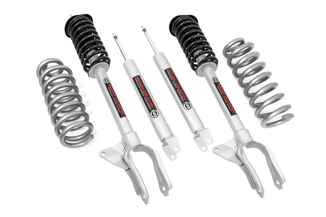 Rough Country 2.5 Inch Lift Kit N3 Struts 16-20 Jeep Grand Cherokee 4WD