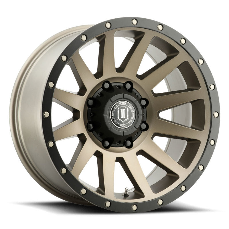 ICON Compression 20x10 8x6.5 -19mm Offset 4.75in BS 121.4mm Bore Bronze Wheel