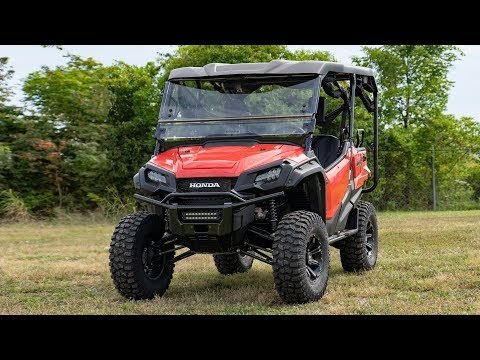 Rough Country Honda Single 10 Inch Slimline LED Bumper Kit 16-20 Pioneer 1000
