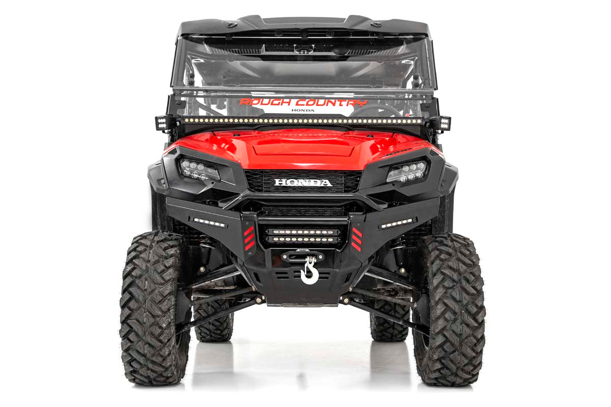 Rough Country Honda Dual LED Cube Kit 2.0 Inch Black Series w/ White DRL 16-20 Pioneer