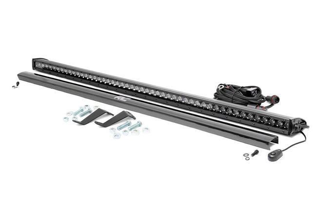 Rough Country Honda 50-Inch Single-Row Lower Windshield LED Kit Black Series 16-20 Pioneer