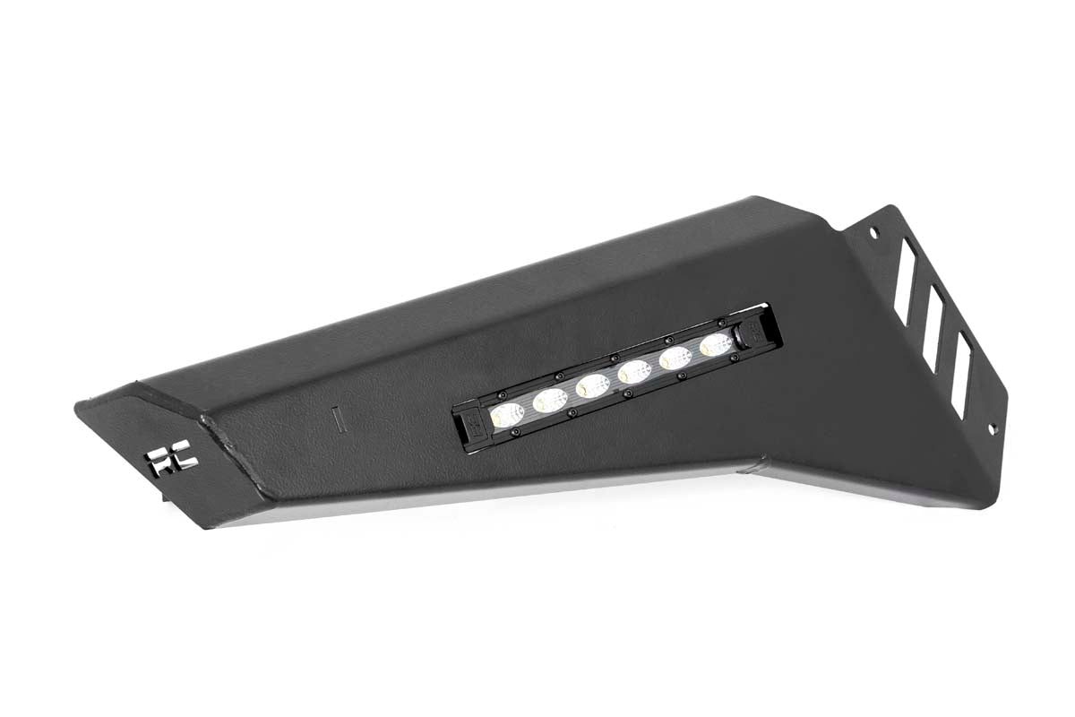 Rough Country Honda Front Bumper Panels w/ 6.0 Inch LED Light Bars 16-20 Pioneer 1000 w/o Factory Stinger