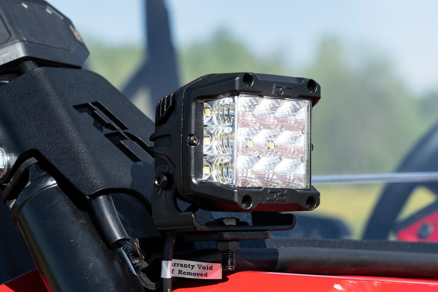 Rough Country Honda Dual LED Cube Kit (19-20 Talon Black Series w/ Cool White DRL)