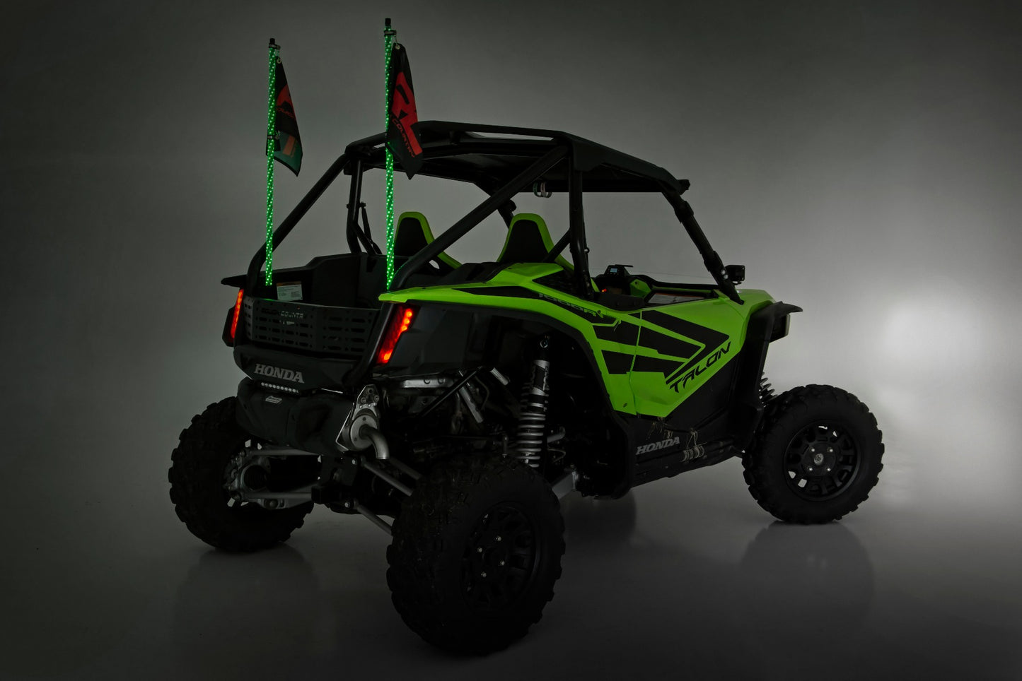 Rough Country Honda LED Whip Light Bed Mount Kit w/LED Whip Lights For 19-21 Talon